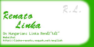 renato linka business card